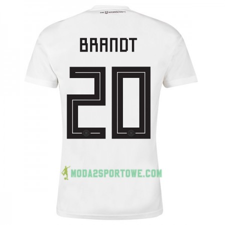 Koszulka Niemcy Brandt 20 Mistrzostwa Świata 2018 Domowe Stroje Piłkarskie